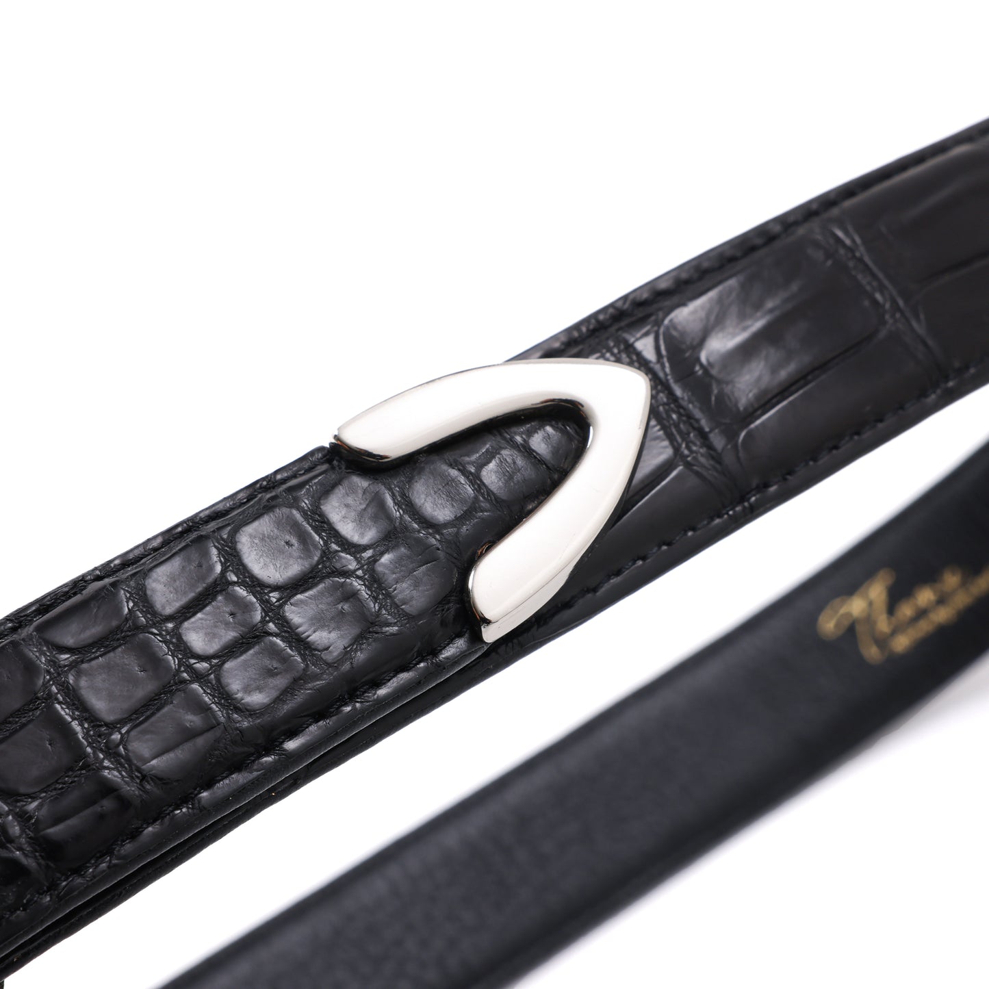 Thanx / Genuine Small Crocodile Belt
