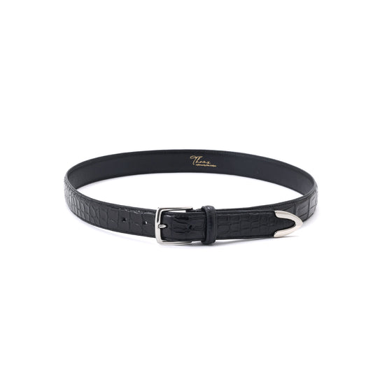 Thanx / Genuine Small Crocodile Belt